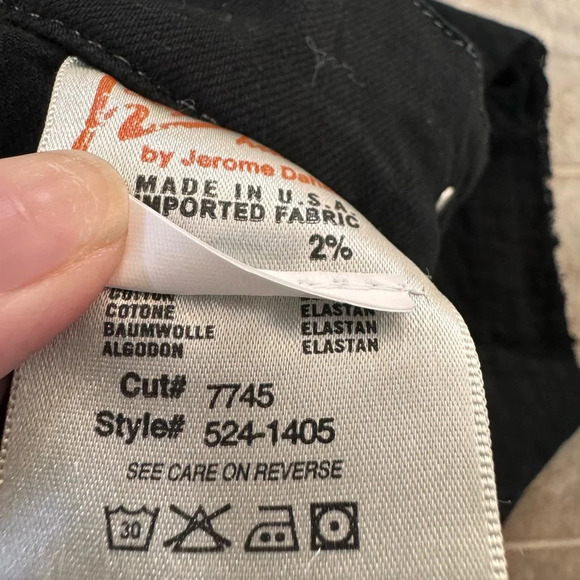 NWOT Citizens of humanity x Jerome Dahan distressed Sleeveless Jean Jacket Black - Picture 12 of 15